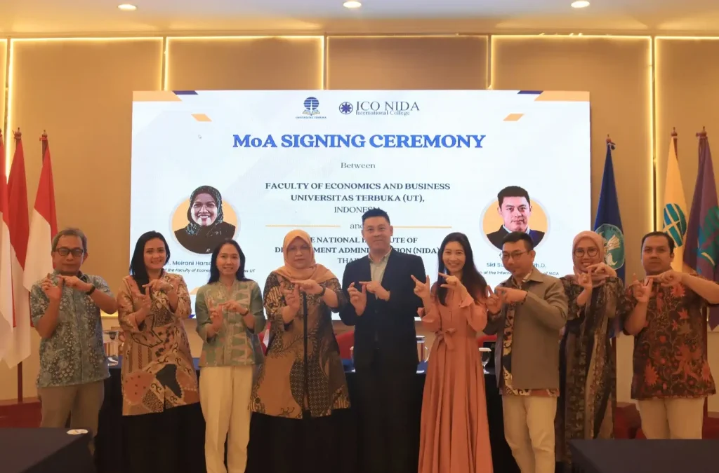 Tingkatkan Kualitas Pembelajaran Bertaraf Dunia, FEB UT Gandeng National Institute of Development Administration