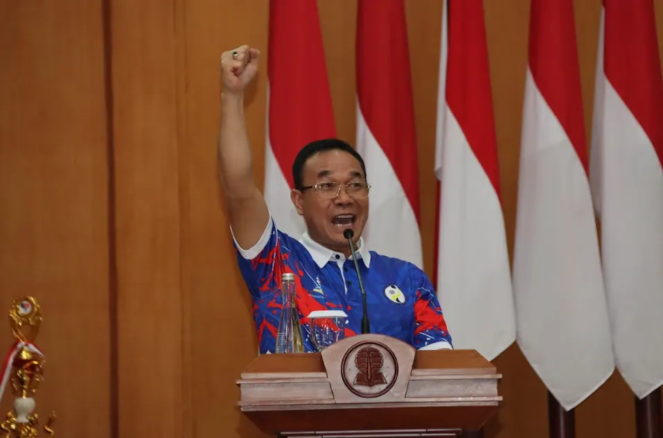 Semarak Dies ke-40: Kompetisi Tenis Meja Pelajar Nasional Perebutkan Piala Rektor UT 2024